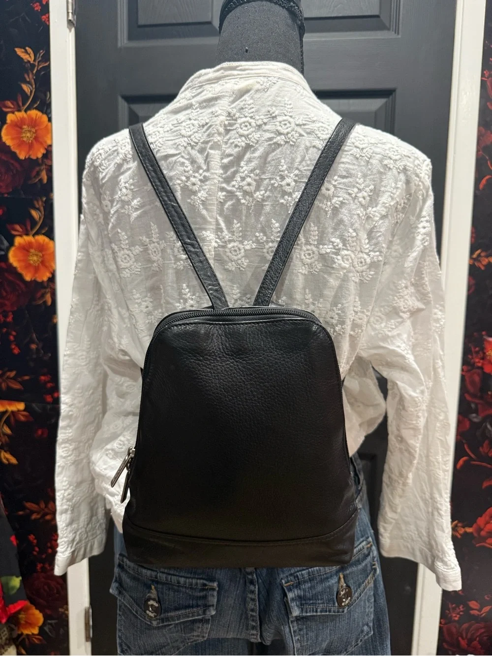 Bass B.H Bass Leather Backpack